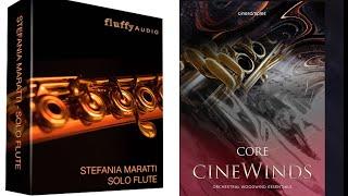 Cinesamples Cinewinds Core Flute vs Fluffy Audio Solo Flute - Comparison Kontakt Instrument