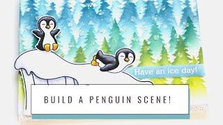 Build a Penguin Scene | Miss Ink Stamps