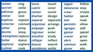 Los 250 verbos ingleses más utilizados. | Aprender-inglés