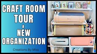 Craft Room Tour 2025 | My Dream Craft Studio & Organization