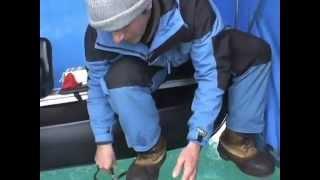 Huge Brown Trout Ice Fishing Video