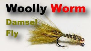 Woolly Worm Damsel Fly Tying Tutorial | FisherFun