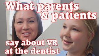 What parents and patients say about virtual reality at the dentist #vr #braces