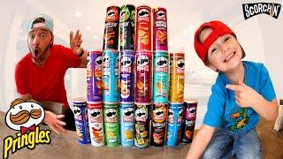 4 Year Old Ranks Every Pringles Flavor.