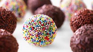 Brigadeiros de Chocolate muy Fácil con 3 Ingredientes y SIN horno