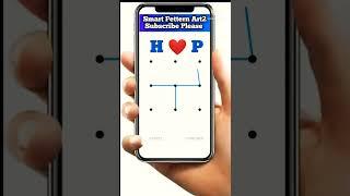 H ️ P name love's ll New Stylish Pattern Lock #shorts #viralshorts #pattern #youtubeshorts