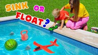 Sink or Float with Vlad and Niki - Cool Science Experiment for Kids