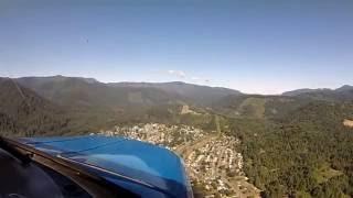 Piper Colt landing at Oakridge, OR