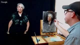 Casey Childs Live Painting Demo at Principle Gallery (Time Lapse)