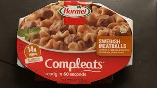 Hormel Compleats: Swedish Meatballs Taste Review
