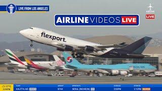 LIVE Los Angeles (LAX) Airport Plane Spotting (December 25th, 2024)