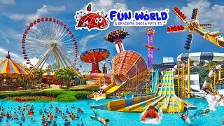 FUN WORLD BANGALORE || Water World &  Amusement Park Bangalore || Full Tour || THRILL & FUN Rides.