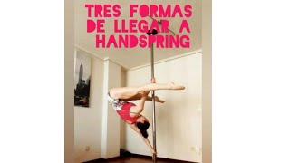 Pole Dance Tutorial: Three different ways to do a Handspring.