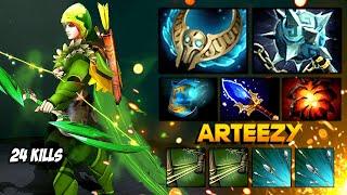 Arteezy Windranger Full Game Player Playstyle | Aggressive Match [Registry of Plays]