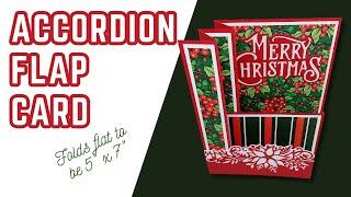 5"x7" Accordion Flap Card