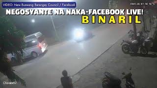 NEGOSYANTE binaril habang naka Facebook live!