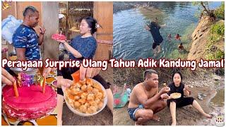 VVLOG DESA | Surprise Jamal Ulang Tahun! Piknik Air Terjun, Lompat dari Tebing, Perayaan Sederhana