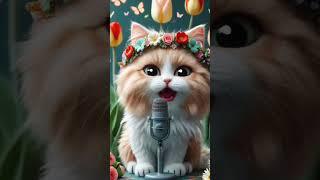 Meow moments:Cat's singing #cat #cats#youtubeshorts #trending #song #catlovers #viralshorts #cartoon