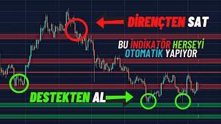 DESTEK VE DİRENÇ İNDİKATÖRÜ İLE EN İYİ SEVİYEDEN AL SAT YAPABİLİRSİNİZ | SUPPORT RESİSTANCE CHANNELS