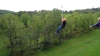 1700' Triple Zip Line at River Valley Ranch