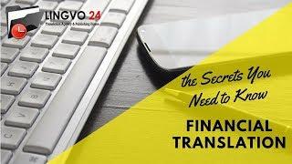 Financial Translation the Secrets You Need to Know