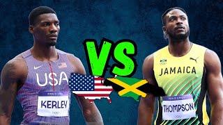 Fred Kerley VS Kishane Thompson - Epic 100 meter Race II Diamond League Silesia 2024