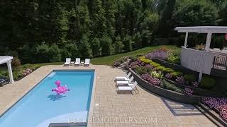 Custom Deck with Pergolas and Pool Patio