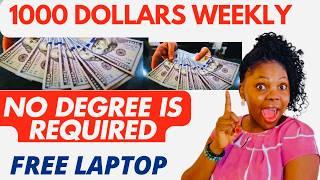 GET PAID 1000 DOLLARS WEEKLY TO WORK HERE