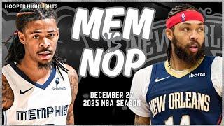 Memphis Grizzlies vs New Orleans Pelicans Full Game Highlights | Dec 27 | 2025 NBA Season