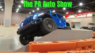 Cars Off-roading at the PA auto show