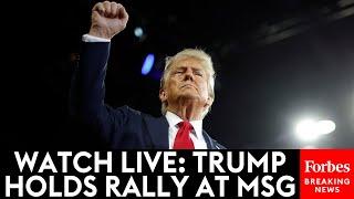 WATCH LIVE: Former President Trump Holds Campaign Rally At  New York City's Madison Square Garden