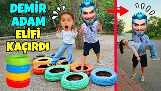 DEMİR ADAM ELİF SİNEMİ EVİNE KAÇIRDI !! BİZİ KİLİTLEDİ BAKIN NASIL BIRAKTI ?!