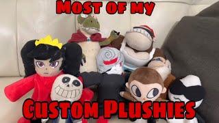 Most of my Custom Plushies (Donkey Kong Country, WarioWare, etc.)