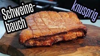 Knuspriger Schweinebauch vom Gasgrill - Bigger´s crispy Pork Belly - Grillen & BBQ für Jedermann