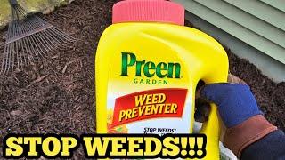 How To Keep Weeds Out Of Mulch Beds, Flower Beds, And Garden Using Preen Garden