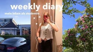 weekly diary || mein leben als studentin, uni, sommer shopping