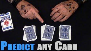 Your Mind Predicts any Card! (Card Trick) ~ An In-Depth Tutorial