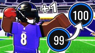 1 Pass = +1 POWER for LAMAR JACKSON in NFL Universe Football!