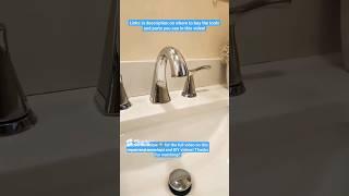 Fix a Leaky Bathroom Faucet in 60 Seconds!