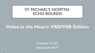 Holes in the Heart: VSD/VSR Edition