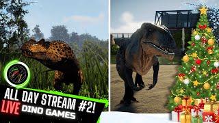 ALL DAY STREAM #2 : DINO GAMES ALL DAY! | Triclaw Gaming Live Stream