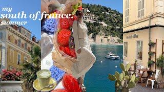 south of france summer ️ exploring French Riviera | sun, beaches, reading & foods