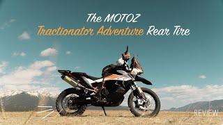 The TRACTIONATOR ADVENTURE by Motoz Rear Motorcycle Tire [Review]