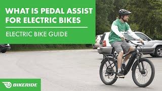 What Is Pedal Assist for Electric Bikes - Electric Bike Guide | BikeRide.com