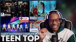 TEEN TOP | 'Crazy', 'Miss Right', 'Ah-ah', 'HWEEK' MV REACTION | Fancy footwork & good vibes!