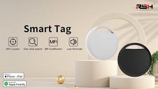 RSH - iTag13, Newest to the Market Smart Track Tag, MFi Tracker Work with Apple Find My