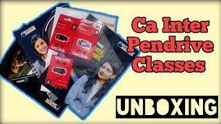 CA Inter Pendrive Classes Unboxing | Ca inter Law By CA Ankita Patni | Pendrive Classes