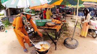 Best Street Food Tour at Tonle Bati Resort in Takeo Province, Cambodia, Countryside Market, & More