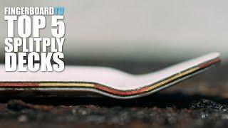 TOP 5 FINGERBOARD SPLITPLY DECKS - fingerboardTV Ranking