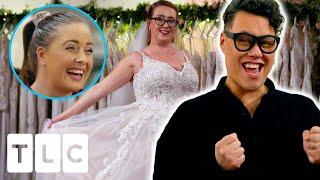 Bride With A £500 Budget Finds The Perfect Sparkly Princess Gown | Say Yes To The Dress Lancashire